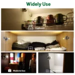 10 PCS 0.3W Universal Inner Hinge LED Sensor lamp Cupboard 3 LEDs Night light Auto ON/OFF Bulb - Image 10