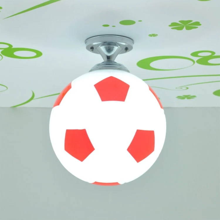 Creative Living Room Restaurant Cafe Football Shape LED Lamp Dome Light, Diameter: 20cm