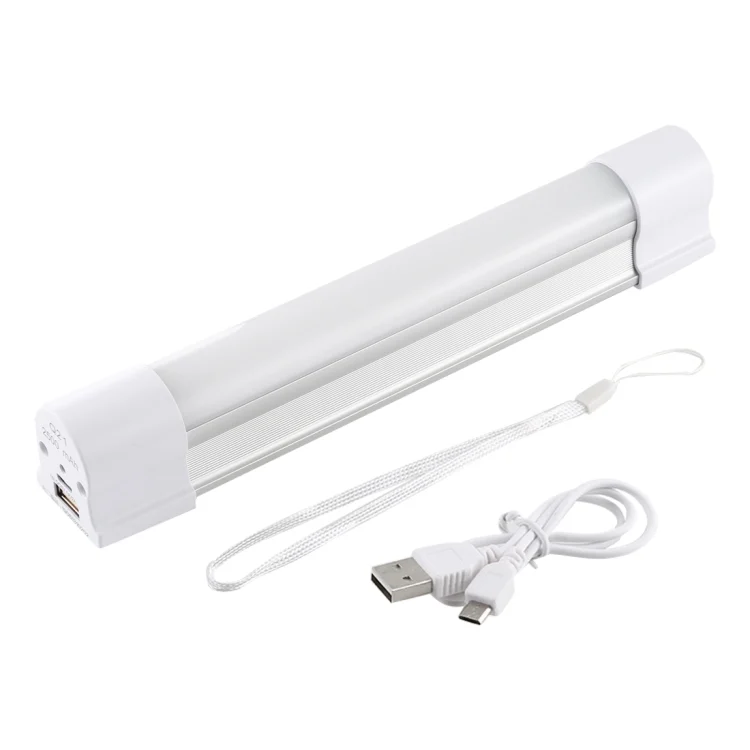 LED5601_5.webp Q21 21cm White + Red USB LED Strip Light Portable 5V 650mA 5500-6500K with Switch - Image 6