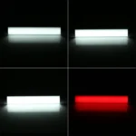 Q21 21cm White + Red USB LED Strip Light Portable 5V 650mA 5500-6500K with Switch - Image 8