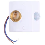 E27 Human Body Induction Lamp Holder, AC 110-240V - Image 2