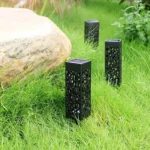 Outdoor Hollowing Out Solar Energy Garden Lawn Lamp - Image 7