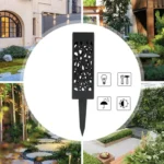 Outdoor Hollowing Out Solar Energy Garden Lawn Lamp - Image 10