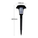 LED Solar Powered Mosquito Pest Killer Farm Lawn Light Landscape Lamp IP44 Waterproof - Image 2