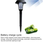 LED Solar Powered Mosquito Pest Killer Farm Lawn Light Landscape Lamp IP44 Waterproof - Image 5