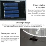 LED Solar Powered Mosquito Pest Killer Farm Lawn Light Landscape Lamp IP44 Waterproof - Image 6