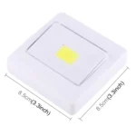 Mini White Light COB LED Wall Light , Switch Night Light Lamp - Image 4