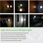 Mini White Light COB LED Wall Light , Switch Night Light Lamp - Image 10