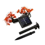 4.8m 20 LEDs Bee Solar Powered Warm White Waterproof Outdoor Garden Decorative String Light Fairy Lamp with 100mA / 1.2V Solar Panel - Image 2