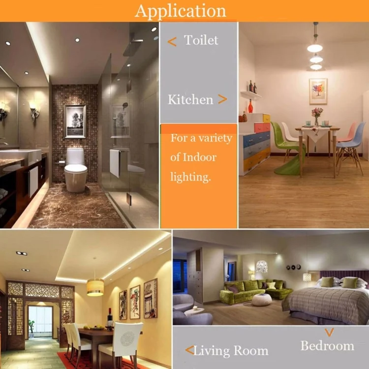 LED6001WL_5.webp E15 SMD 3014 64 LEDs Dimmable LED Corn Light, AC 220V - Image 6