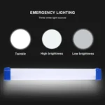 32cm 40W 700LM USB Emergency Light LED Strip Bar Light Three Levels of Brightness Adjustment - Image 9