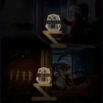 0.5W Children Bedroom Owl Folding Wood Lamp 3D Night Light (Warm Light) - Image 6
