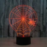 Cobweb Style 3D Touch Switch Control LED Light , 7 Colour Discoloration Creative Visual Stereo Lamp Desk Lamp Night Light - Image 7