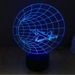 Time Machine Style 3D Touch Switch Control LED Light , 7 Color Discoloration Creative Visual Stereo Lamp Desk Lamp Night Light - Image 12