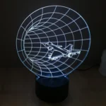 Time Machine Style 3D Touch Switch Control LED Light , 7 Color Discoloration Creative Visual Stereo Lamp Desk Lamp Night Light - Image 10