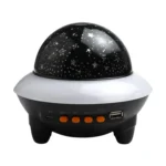 LED Flying Saucer Starry Sky Light Bluetooth Music Star Projection Night Light with Remote Control - Image 9