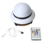 LED Flying Saucer Starry Sky Light Bluetooth Music Star Projection Night Light with Remote Control - Image 3