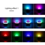 LED Flying Saucer Starry Sky Light Bluetooth Music Star Projection Night Light with Remote Control - Image 6