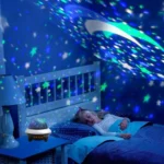LED Flying Saucer Starry Sky Light Bluetooth Music Star Projection Night Light with Remote Control - Image 8