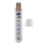 5V Colorful 5LEDs USB LED Light Portable Small Night Light with Switch - Image 5