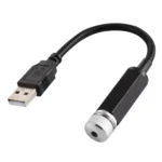 USB Interface Household and Car 360-degree Bending Atmosphere Light, Light Color: Red - Image 3