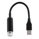 USB Interface Household and Car 360-degree Bending Atmosphere Light, Light Color: Red - Image 4