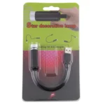 USB Interface Household and Car 360-degree Bending Atmosphere Light, Light Color: Red - Image 5