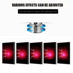 USB Interface Household and Car 360-degree Bending Atmosphere Light, Light Color: Red - Image 6