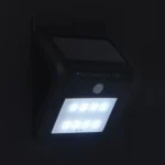 IP65 Waterproof White Light, 8 LEDs Solar Motion Sensor Wall Light with Solar Panel - Image 5