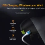 L001 5W USB Charging Hand-held LED Camping Lamp with Power Bank Function(Green) - Image 3