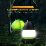 L001 5W USB Charging Hand-held LED Camping Lamp with Power Bank Function(Green) - Image 5