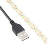USB 2835 SMD LED Warm Light Waterproof Epoxy Rope Light, DC 5V, Length: 50cm - Image 3