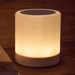 388 Atmosphere Light Music Table Lamp Multifunctional Wireless Bluetooth Speaker , with LED Light & Handle, Support AUX IN & Hands-free Answer & TF Card