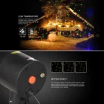 Blinblin CMF-A103 3W IP65 Waterproof ABS Shell Landscape Light, Dynamic Red + Green Laser Mini Outdoor Lamp - Image 8