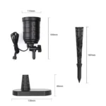 Blinblin CPF-LED 9W RGB IP65 Waterproof ABS Shell Landscape Light, Lawn Lamp Floodlight with 12-keys Remote Control - Image 4