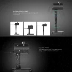 Blinblin CPF-LM401 4W IP65 Waterproof White Light ABS Shell Landscape Light, 8 Groups Patterns Outdoor Lawn Lamp - Image 10