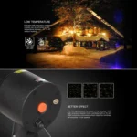 Blinblin CMF-A101 IP65 Waterproof ABS Shell Landscape Light, Dynamic Red + Green Laser Mini Outdoor Lamp - Image 7