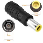 DC 8.0mm x 2.0mm Female to DC 7.9mm x 0.9mm Male Adapter for Portable Power Station, Solar Generators - Image 2