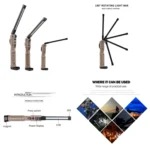 FA-WK06 Multifunctional Rechargeable Folding Work Emergency Light with Power Bank Function - Image 5