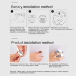 4000K Emergency Light Cabinet Lamp, Sensor Distance: about 3m, DC 4.5V - Image 10