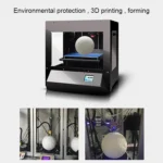 15cm Patted 3D Print Jupiter Lamp, USB Charging 7-Color Changing Energy-saving LED Night Light with Wooden Holder Base - Image 7