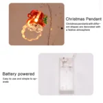 2m 10 Lights Santa Claus LED Decorative Light String - Image 3