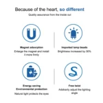 LED Sewing Machine Lamp USB Stepless Dimming Touch Magnet Working Energy-saving Lamp - Image 4