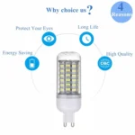 G9 5.5W 69 LEDs SMD 5730 LED Corn Light Bulb, AC 100-130V - Image 7