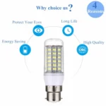 B22 5.5W 69 LEDs SMD 5730 LED Corn Light Bulb, AC 110-130V - Image 7