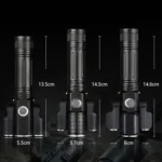 KS-739 USB Charging Waterproof T6+XPE Fixed Focus LED Flashlight with 4-Modes - Image 6