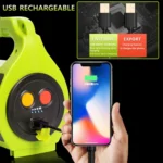 5W 1000LM USB Charging Outdoor Portable LED Searchlight, with USB Export Function - Image 11