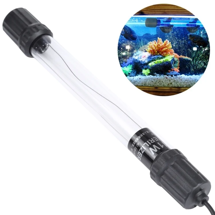 LED9220.webp UV-011 11W Ultraviolet Germicidal Lamp Disinfection Light for Aquarium, EU Plug - Image 1