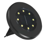 4 PCS 8 LEDs IP65 Waterproof Solar Powered Buried Lamp Garden Villa Garden Lawn Decorative Spotlight - Image 2