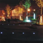 4 PCS 8 LEDs IP65 Waterproof Solar Powered Buried Lamp Garden Villa Garden Lawn Decorative Spotlight - Image 11
